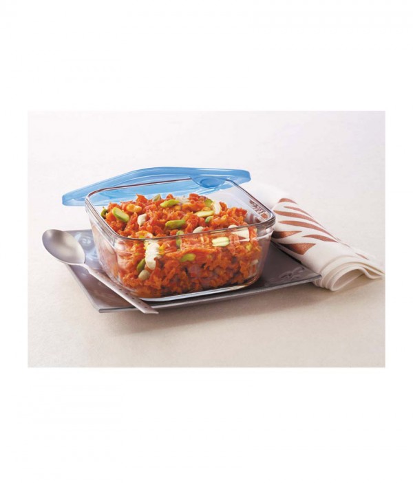 Borosil Square Dish 3-IN-1 1.0L With Lid