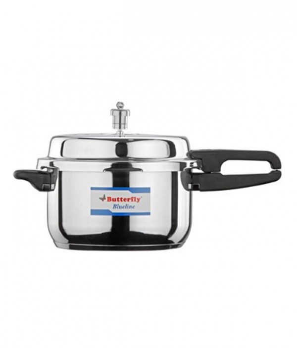 Butterfly Blueline S.steel Induction Based Pressure Cooker - 5 Ltrs