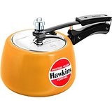 Hawkins Contura Ceramic Coated Mustard Yellow Pressure Cooker 3Liter (CMY30 )