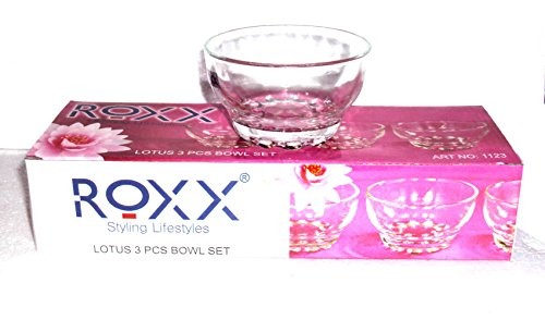 Roxx Lotus Bowl Set, Set of 3