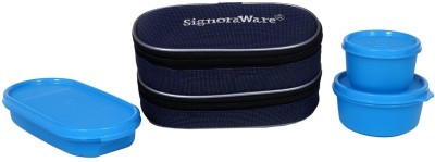 Signoraware 532 DOUBLE DÉCOR LUNCH BOX (WITH BAG) - 370 ml