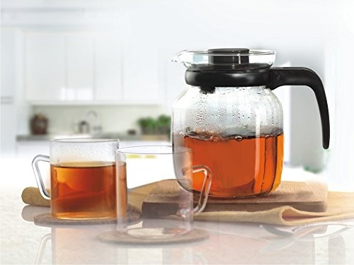 Borosil Classic Glass Tea Set, 