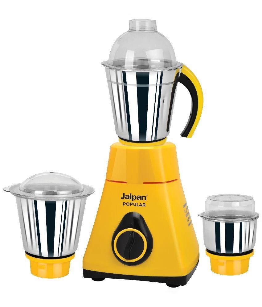 Jaipan JPO-550-2 Popular Mixer Grinder Yellow 