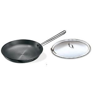 Hawkins Futura Frying Pan L81 Stainless Steel Handle With Lid