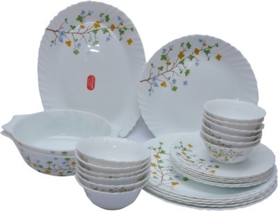  LaOpala Floral Magic Pack of 27 Dinner Set (Ceramic) 
